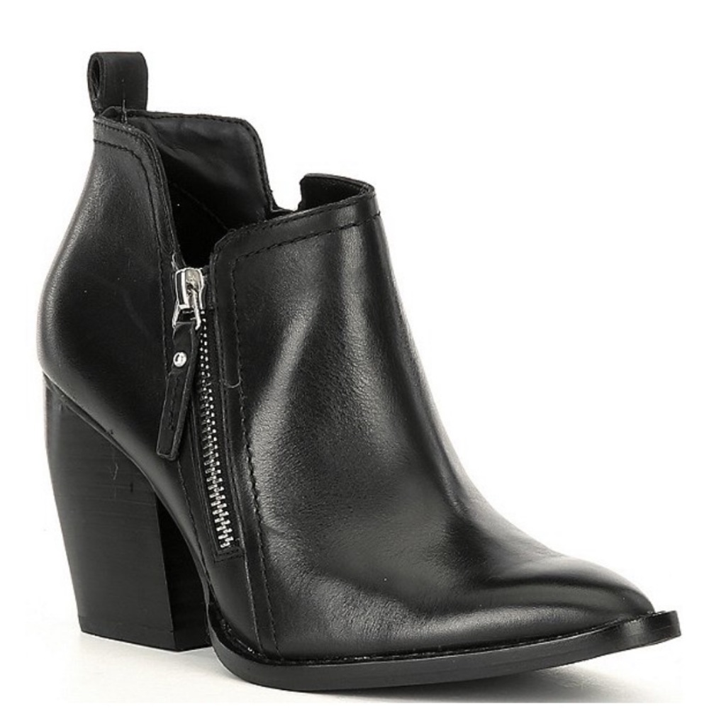 Never worn black boot heels.
